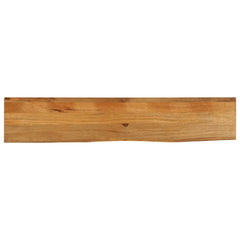 vidaXL Table Top Live Edge 40x40x2.5 cm Solid Wood Mango Oak Finished