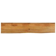 vidaXL Table Top Live Edge 40x20x3.8 cm Solid Wood Mango Oak Finished