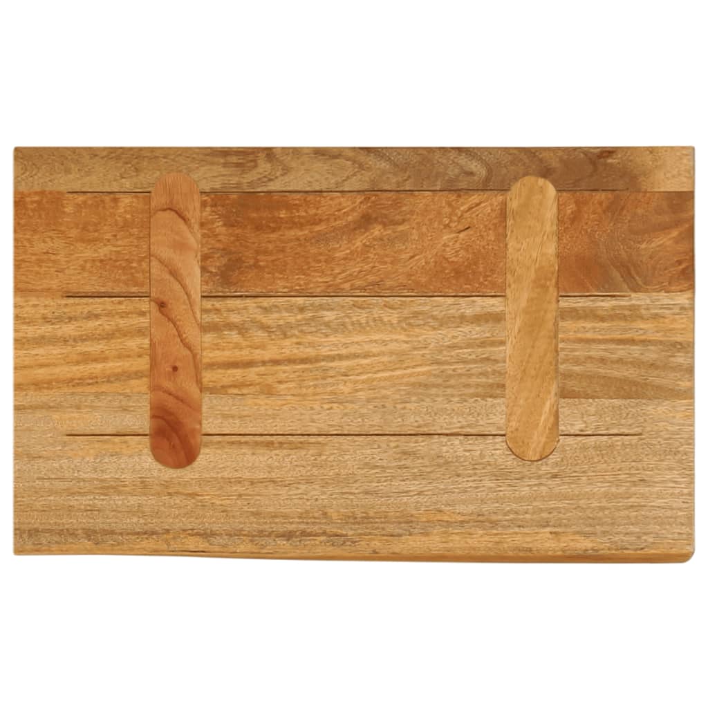 vidaXL Table Top Live Edge 60x30x3.8 cm Solid Wood Mango 5