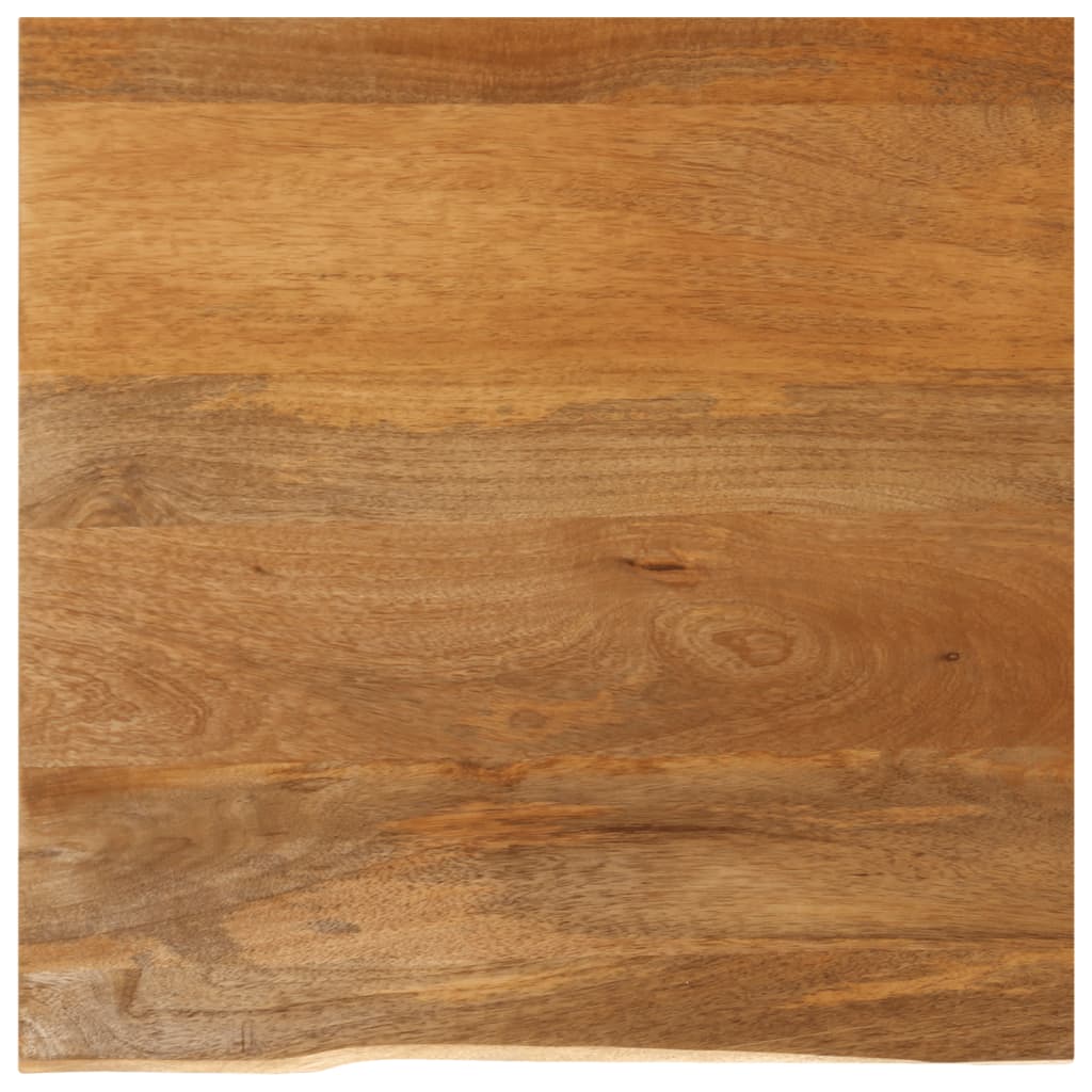 vidaXL Table Top Live Edge 40x40x3.8 cm Solid Wood Mango 1