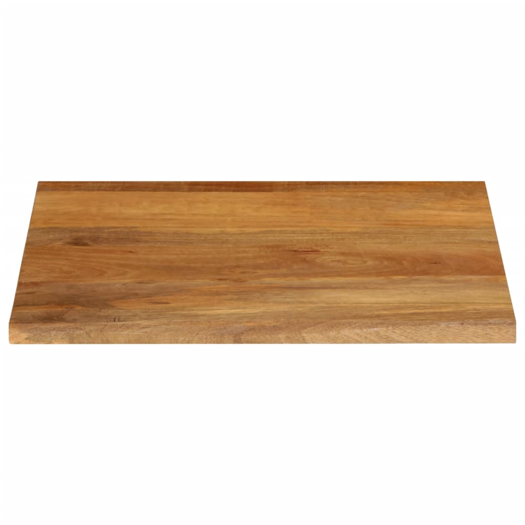 vidaXL Table Top Live Edge 40x40x3.8 cm Solid Wood Mango 3