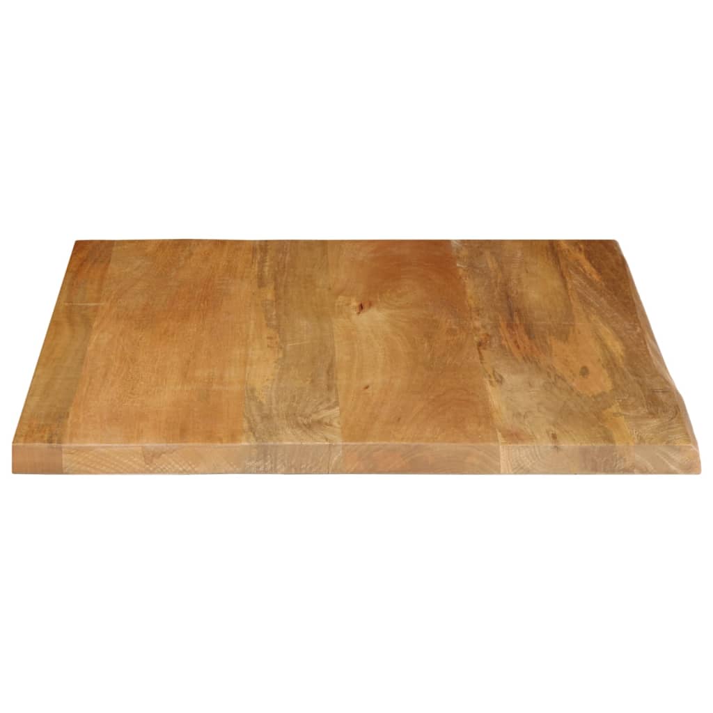vidaXL Table Top Live Edge 40x40x3.8 cm Solid Wood Mango 4