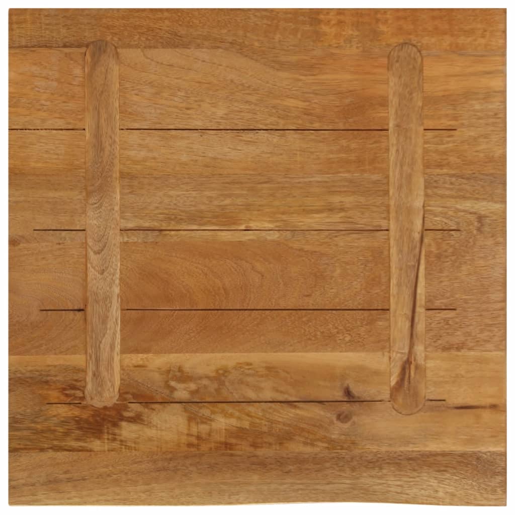 vidaXL Table Top Live Edge 40x40x3.8 cm Solid Wood Mango 5
