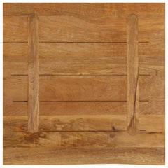 vidaXL Table Top Live Edge 40x40x3.8 cm Solid Wood Mango 5