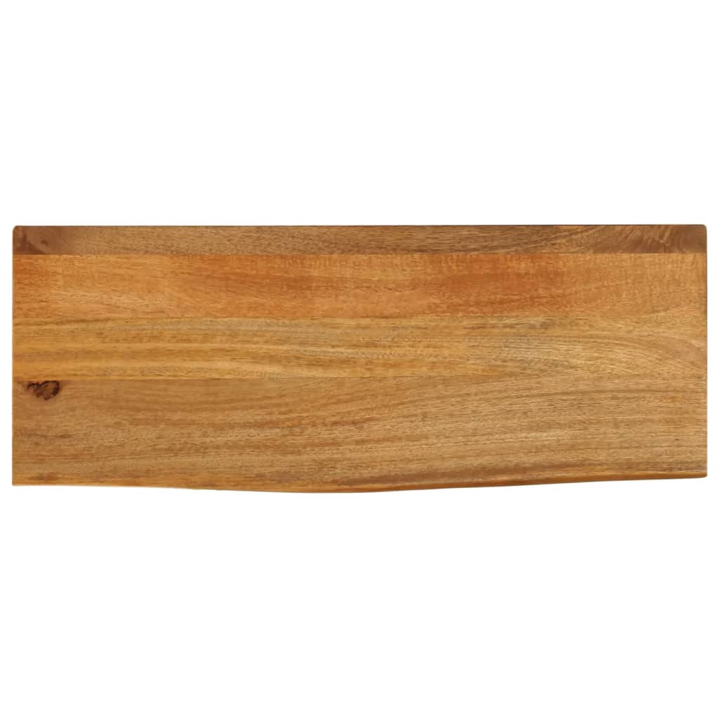 vidaXL Table Top Live Edge 90x40x3.8 cm Solid Wood Mango 1