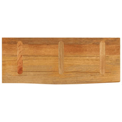vidaXL Table Top Live Edge 90x40x3.8 cm Solid Wood Mango 5