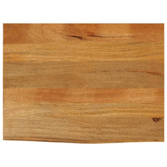Table Top Live Edge Solid Wood Mango Oak Finished