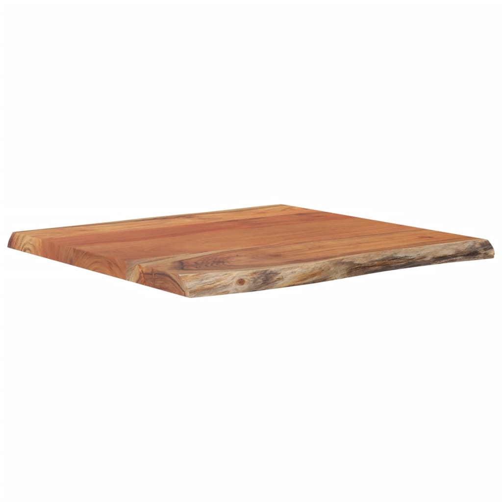 vidaXL Table Top 40x40x2,5 cm Rectangular Solid Wood Acacia Live Edge 2
