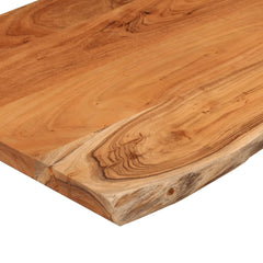 vidaXL Table Top 40x40x2,5 cm Rectangular Solid Wood Acacia Live Edge 4