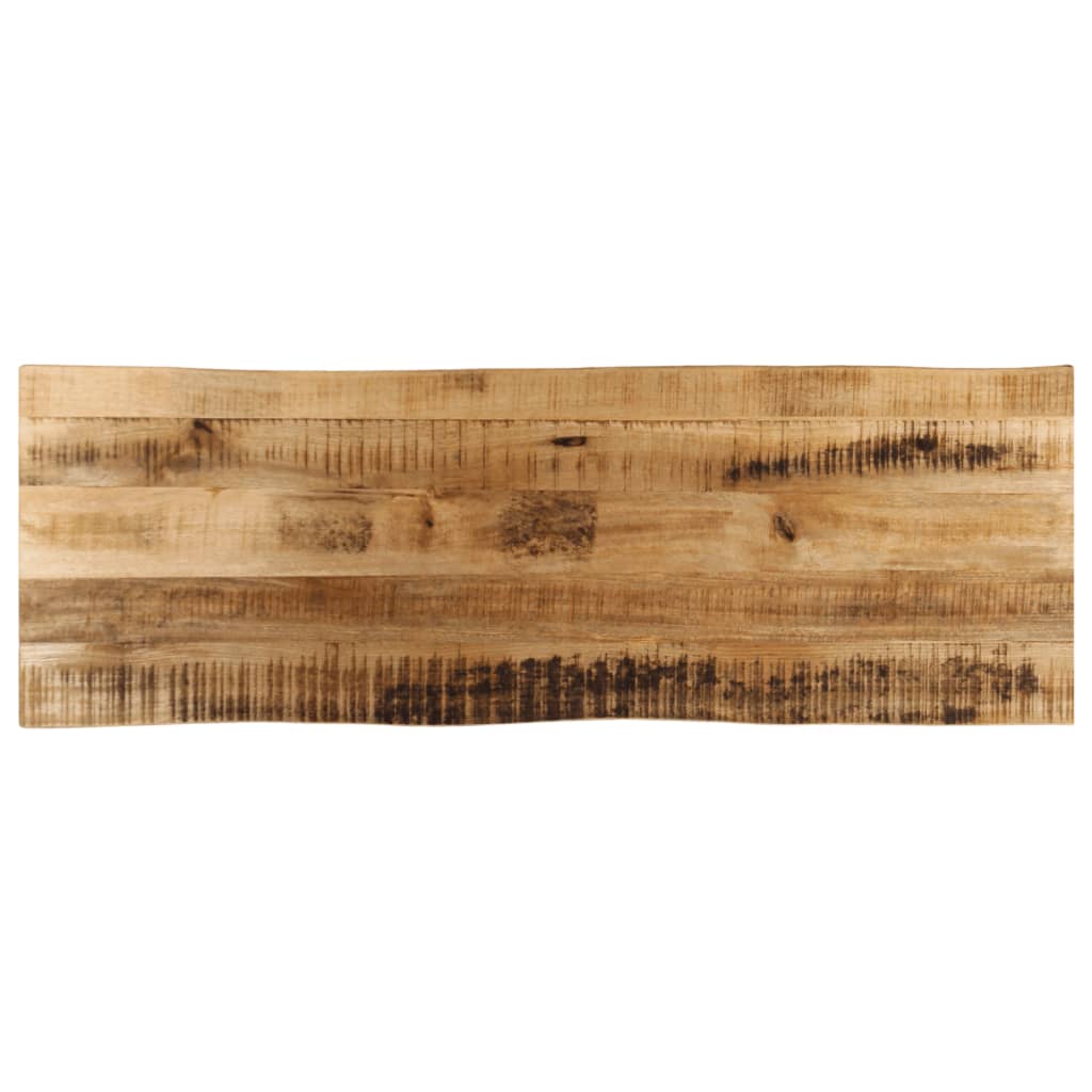 Table Top Live Edge Solid Wood Rough Mango Thickness wood(natural
