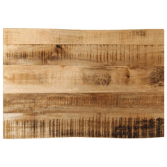Table Top Live Edge 40x40x3.8 cm Solid Wood Rough Mango Thickness 38 mm Rough Mango wood(natural) 70 cm