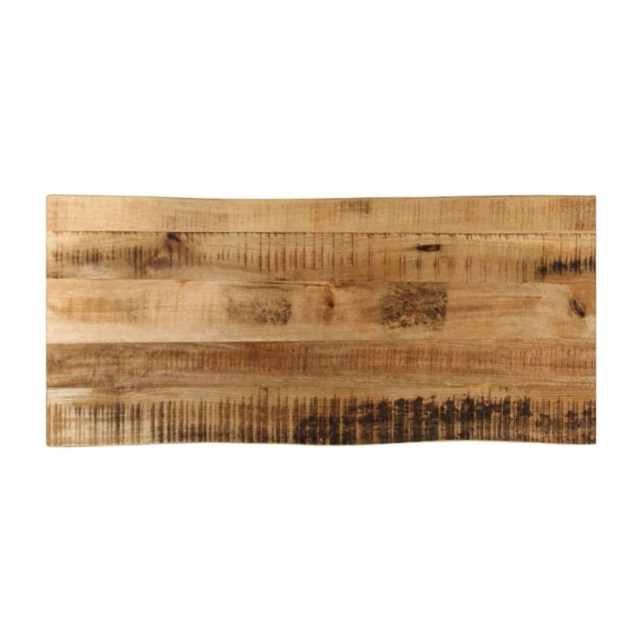 Table Top Live Edge Solid Wood Rough Mango
