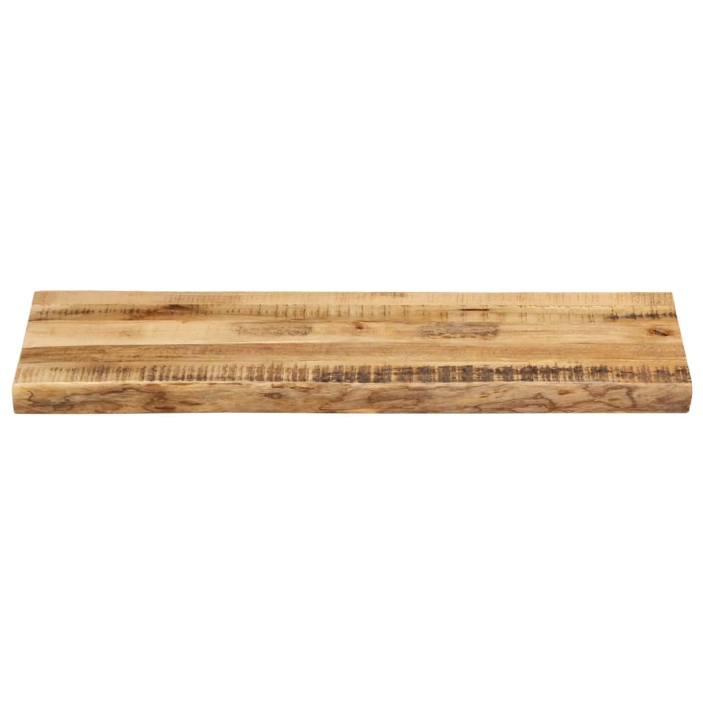 vidaXL Table Top Live Edge 80x40x3.8 cm Solid Wood Rough Mango 3