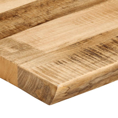 Table Top Live Edge 40x40x3.8 cm Solid Wood Rough Mango Thickness 38 mm Rough Mango wood(natural) 80 cm