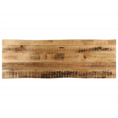 Table Top Live Edge 40x40x3.8 cm Solid Wood Rough Mango Thickness 38 mm Rough Mango wood(natural) 140 cm