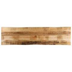Table Top Live Edge 40x40x3.8 cm Solid Wood Rough Mango Thickness 38 mm Rough Mango wood(natural) 180 cm