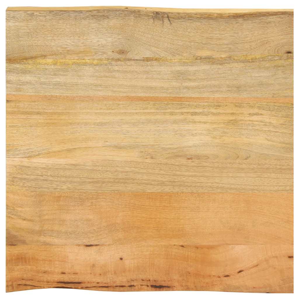 vidaXL Table Top 40x40x2,5 cm Live Edge Solid Wood Mango 2