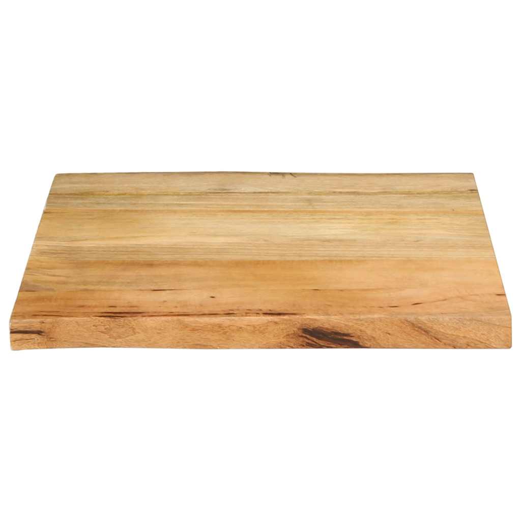 vidaXL Table Top 40x40x2,5 cm Live Edge Solid Wood Mango 3