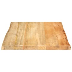 vidaXL Table Top 40x40x2,5 cm Live Edge Solid Wood Mango 5