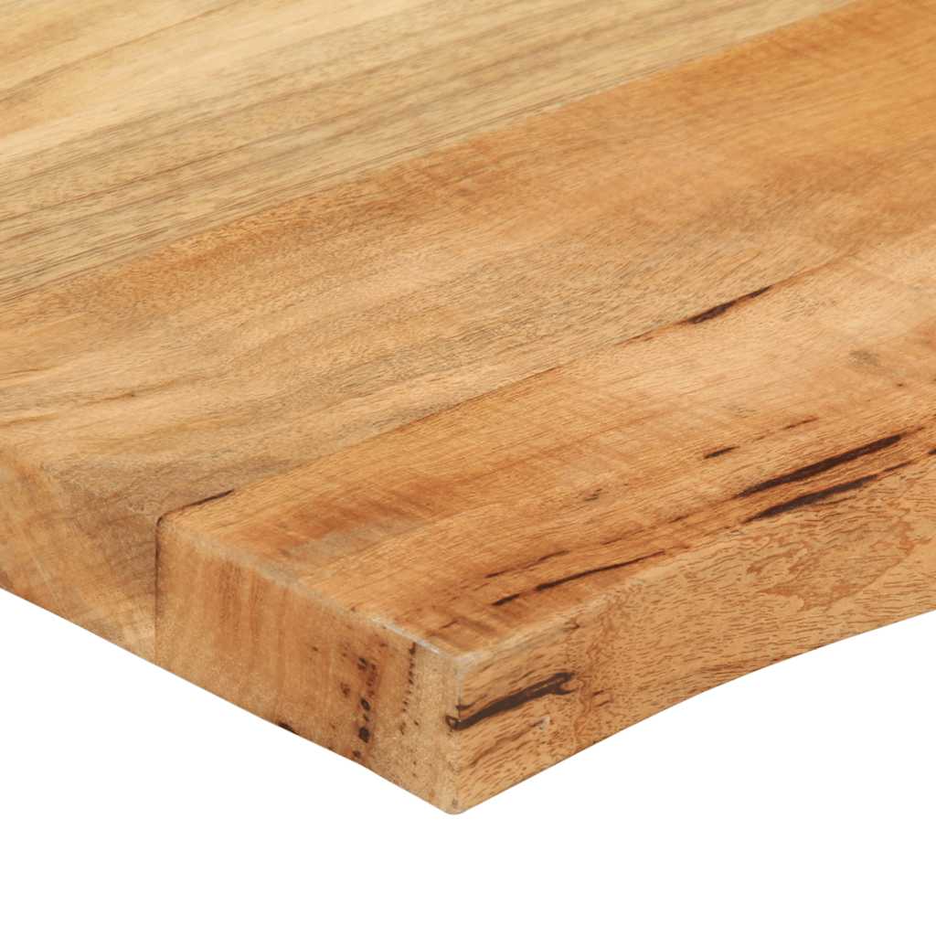 vidaXL Table Top 40x40x2,5 cm Live Edge Solid Wood Mango 6