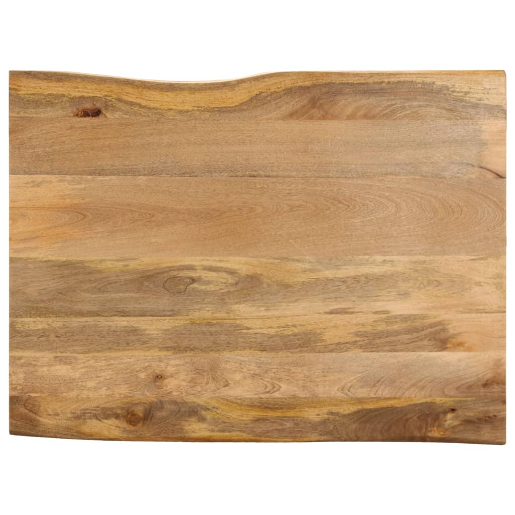 Table Top 80x80x2.5 cm Live Edge Solid Wood Mango Thickness 25 mm Mango wood(natural) 90 cm