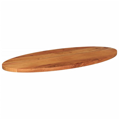 Table Top 90x40x2.5 cm Oval Solid Wood Acacia