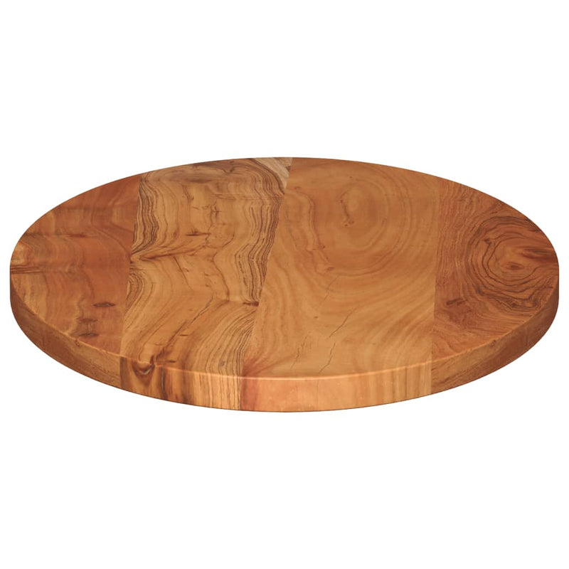 Table Top 90x40x2.5 cm Oval Solid Wood Acacia