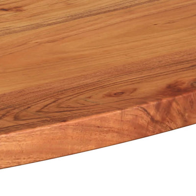 Table Top 90x40x2.5 cm Oval Solid Wood Acacia