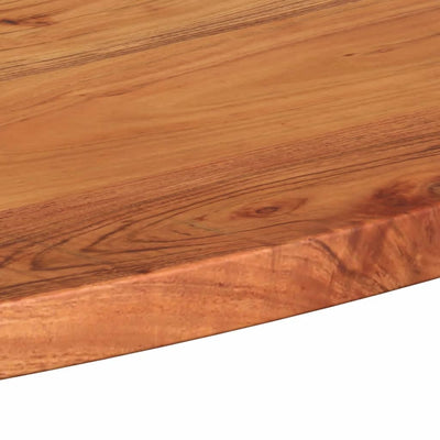 Table Top 100x40x3.8 cm Oval Solid Wood Acacia