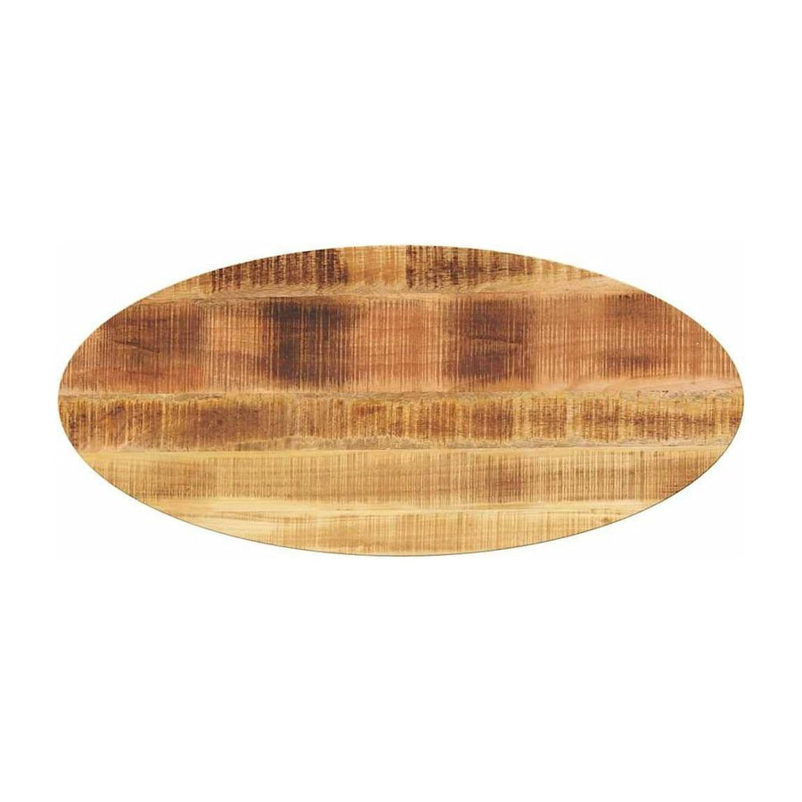 Table Top Oval Solid Wood Mango