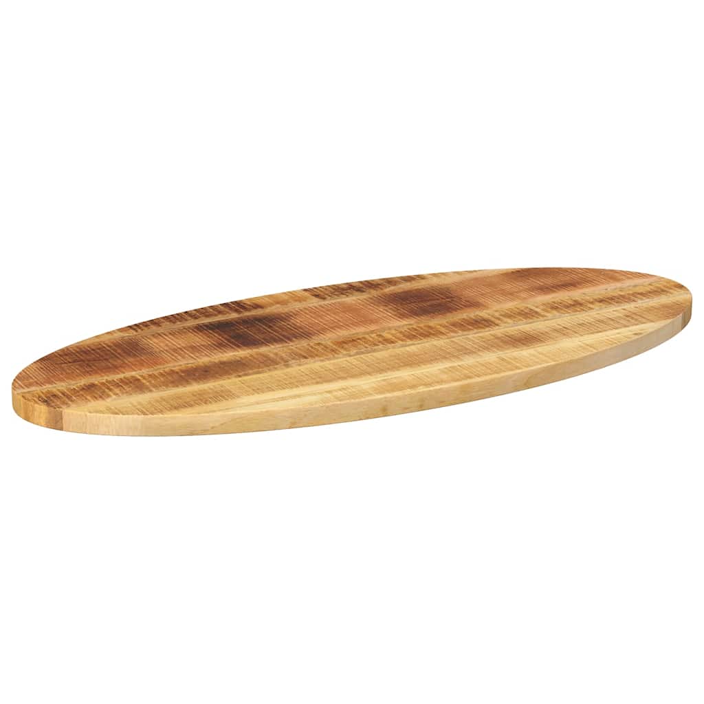 vidaXL Table Top 110x40x3.8 cm Oval Solid Wood Mango 2