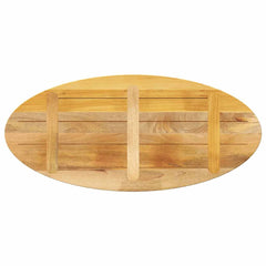 vidaXL Table Top 110x40x3.8 cm Oval Solid Wood Mango 5