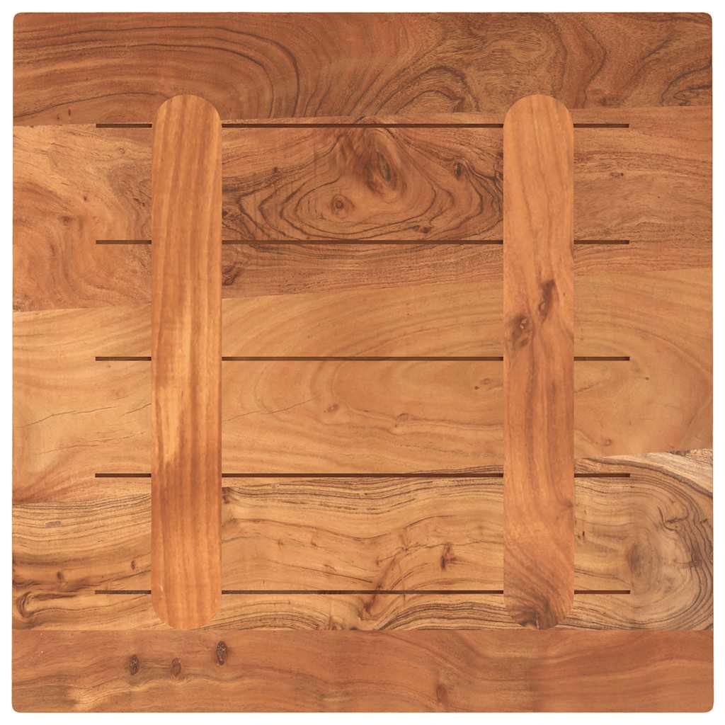 vidaXL Table Top 50x50x2.5 cm Square Solid Wood Acacia 5