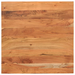 Table Top 80x80x2.5 cm Square Solid Wood Acacia Thickness 25 mm Acacia wood(natural) 80 cm
