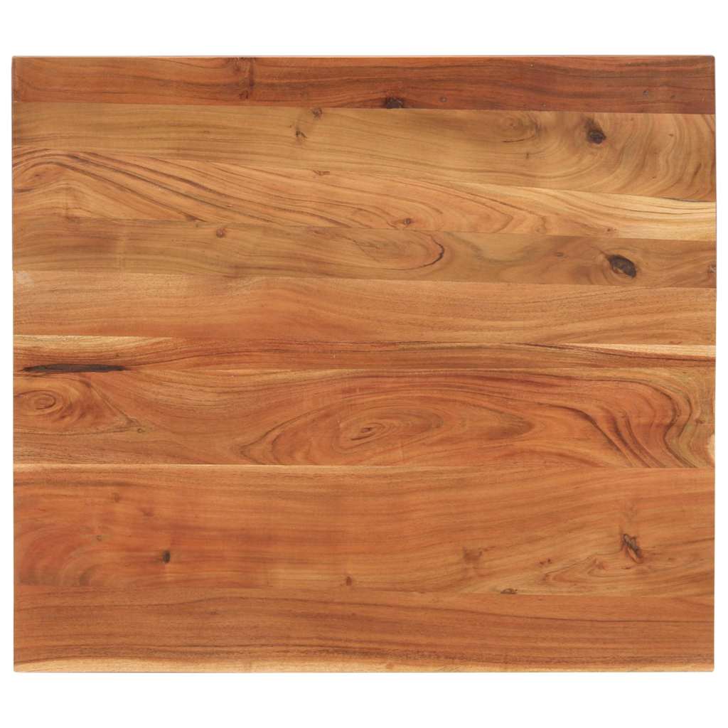 Table Top 80x80x2.5 cm Square Solid Wood Acacia Thickness 25 mm Acacia wood(natural) 90 cm