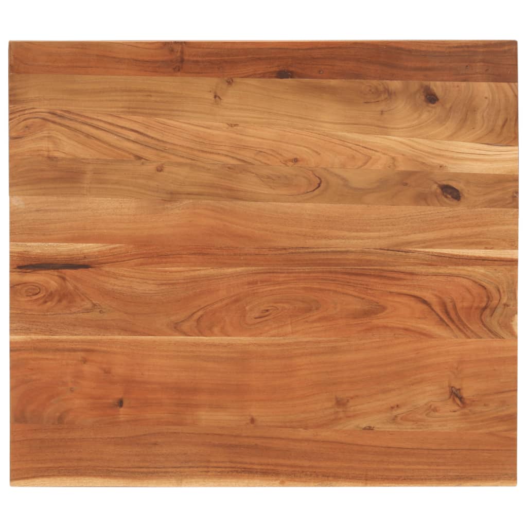 Table Top 80x80x2.5 cm Square Solid Wood Acacia Thickness 25 mm Acacia wood(natural) 110 cm