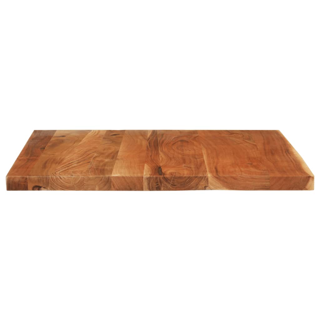 Table Top 80x80x2.5 cm Square Solid Wood Acacia Thickness 25 mm Acacia wood(natural) 110 cm