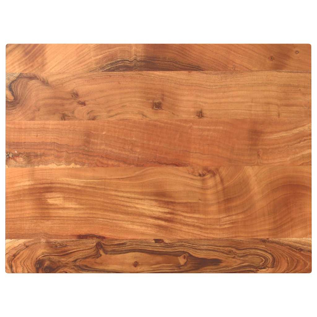 Table Top 60x60x3.8 cm Square Solid Wood Acacia Thickness 38 mm Acacia wood(natural) 80 cm