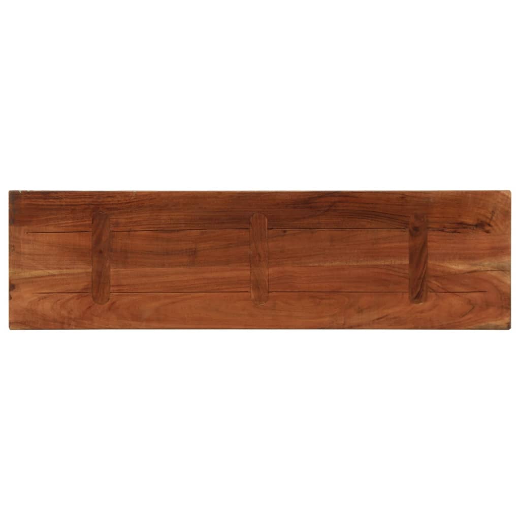vidaXL Table Top 120x40x2.5 cm Rectangular Solid Wood Reclaimed 5
