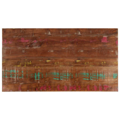 vidaXL Table Top 60x60x1.5 cm Square Solid Wood Reclaimed Thickness 15 mm Reclaimed wood(multicolour)