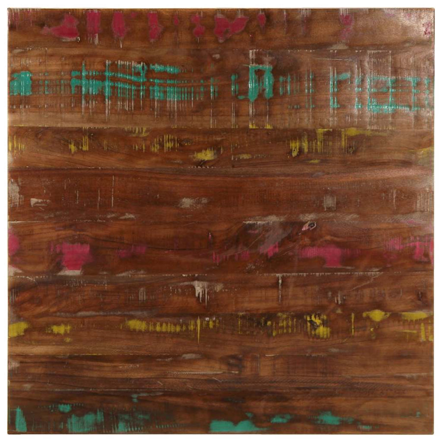 Table Top Square Solid Wood Reclaimed