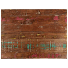 vidaXL Table Top 60x60x1.5 cm Square Solid Wood Reclaimed Thickness 15 mm Reclaimed wood(multicolour)
