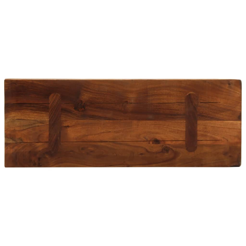 vidaXL Table Top 80x30x3.8 cm Rectangular Solid Wood Reclaimed 5