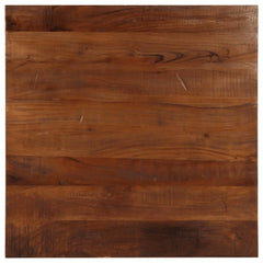 Table Top 80x80x2.5 cm Square Solid Wood Reclaimed Thickness 25 mm Reclaimed wood(natural) 80 cm
