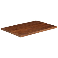 Table Top 80x80x2.5 cm Square Solid Wood Reclaimed Thickness 25 mm Reclaimed wood(natural) 90 cm