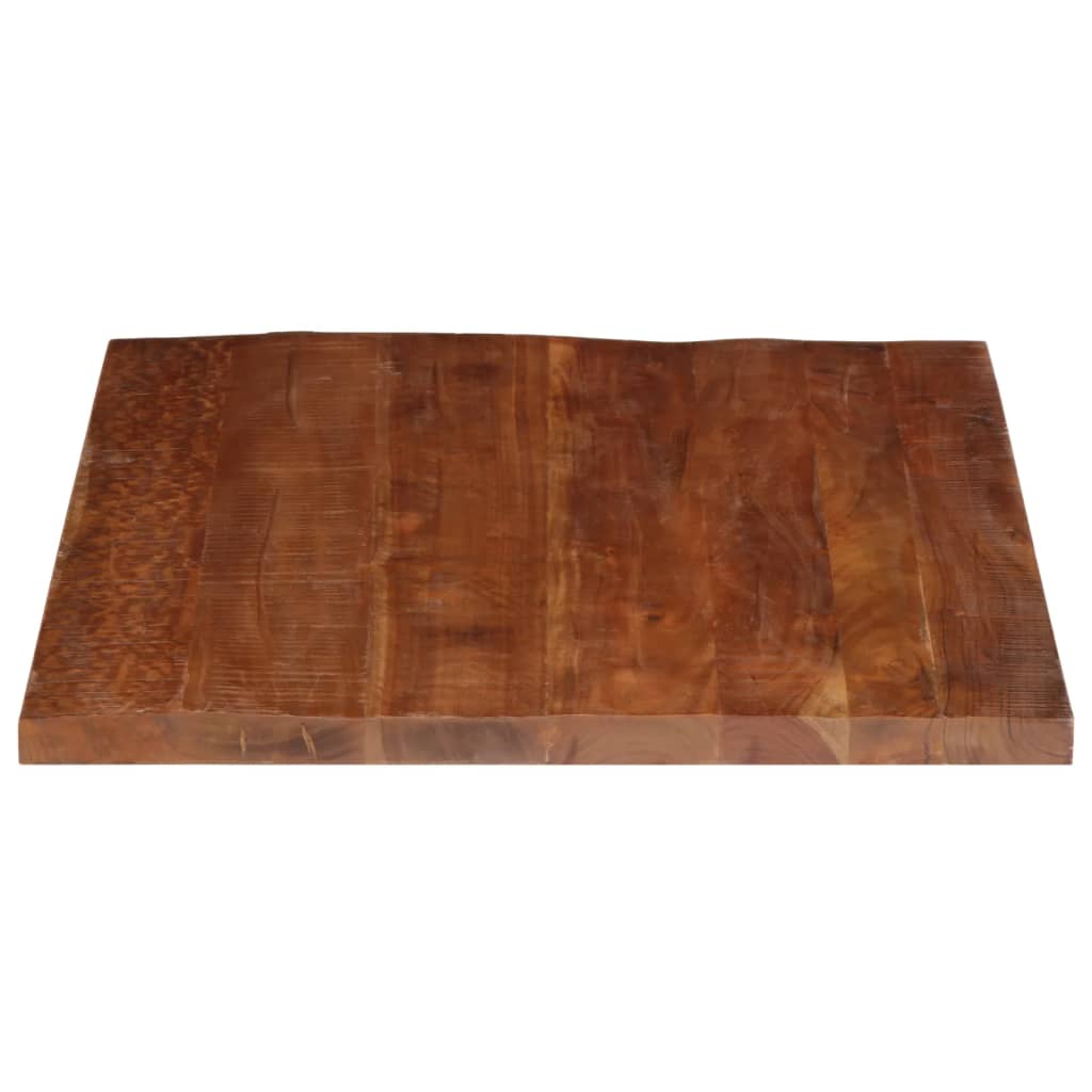 Table Top 80x80x2.5 cm Square Solid Wood Reclaimed Thickness 25 mm Reclaimed wood(natural) 90 cm