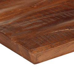 Table Top 80x80x2.5 cm Square Solid Wood Reclaimed Thickness 25 mm Reclaimed wood(natural) 90 cm