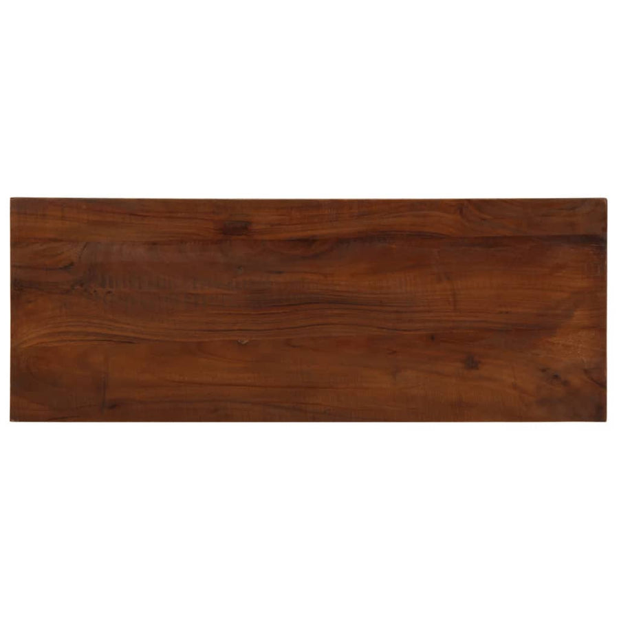 vidaXL Table Top 70x30x3,8 cm Rectangular Solid Wood Reclaimed 1