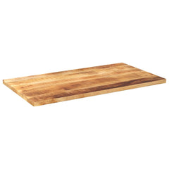 Table Top 60x60x2.5 cm Square Solid Wood Rough Mango Thickness 25 mm Rough Mango wood(natural) 120 cm