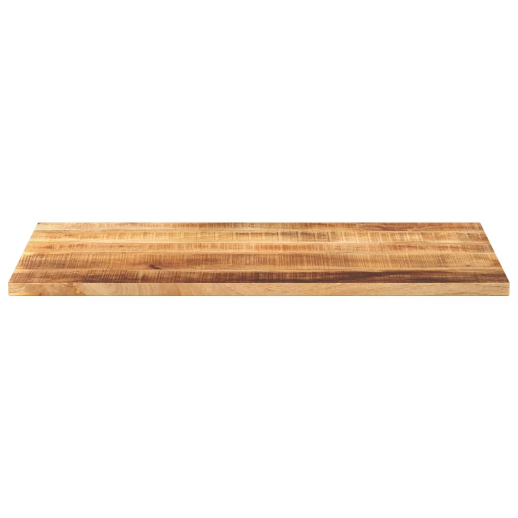 Table Top 60x60x2.5 cm Square Solid Wood Rough Mango Thickness 25 mm Rough Mango wood(natural) 120 cm